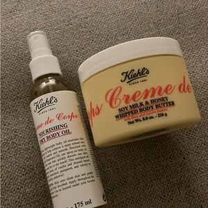 Kiehl's Nourishing Body Oil and Whipped Butter Set